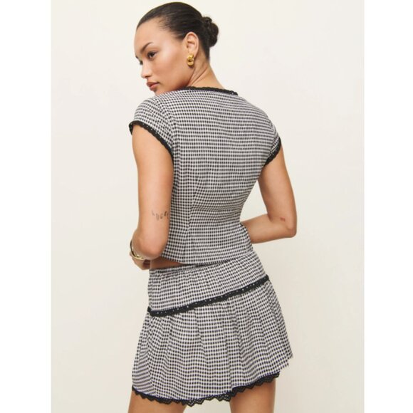 Reformation Valetta Two Piece - Remy Check - Picture 4 of 9